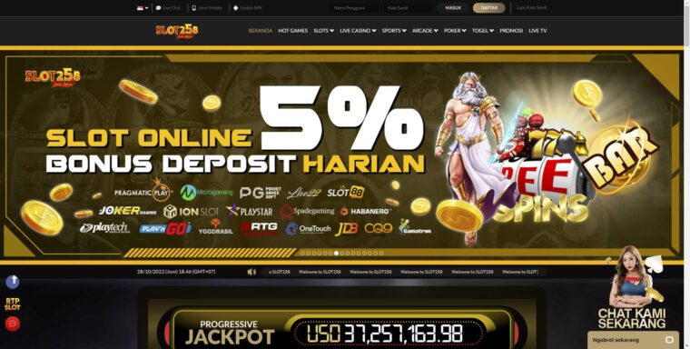 Slot258: Link Daftar Situs Judi Slot Gacor Online Terpercaya No.1